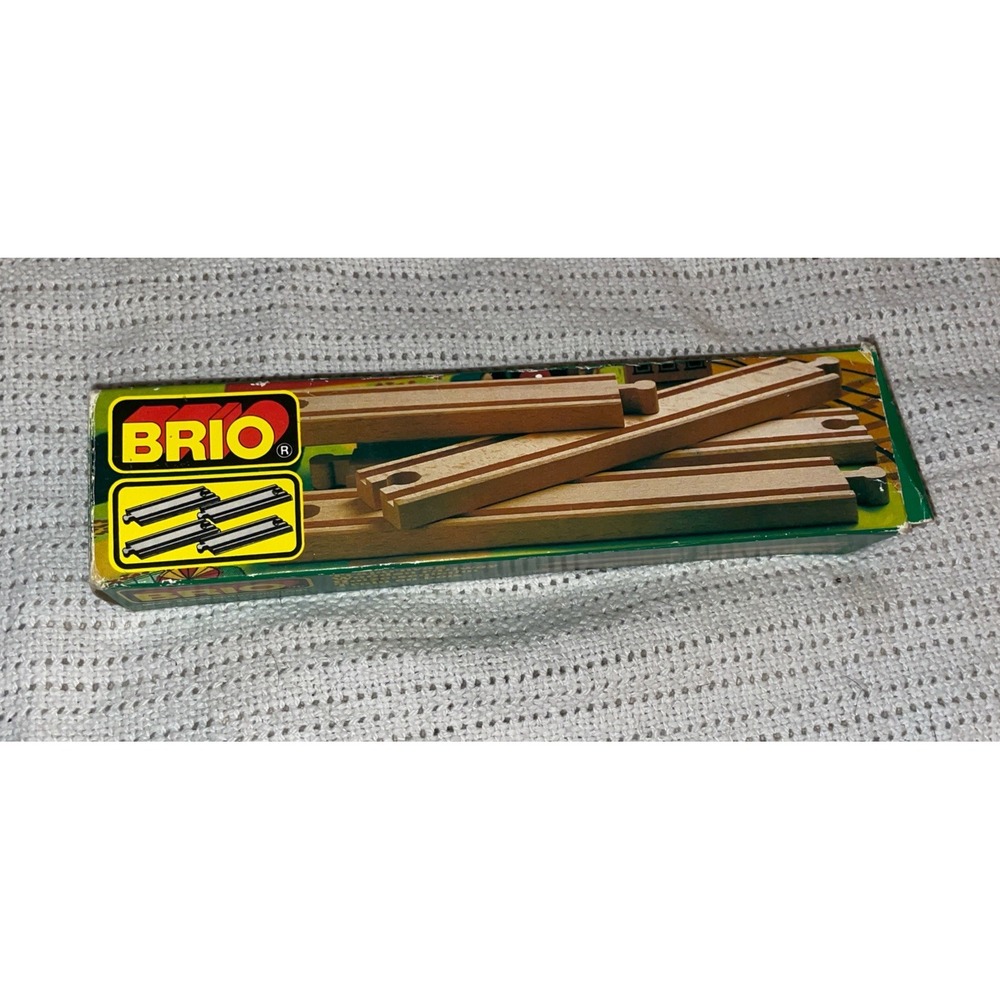 Vintage Brio Straight Tracks 33341 Train Made in Sweden